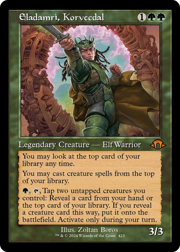 Eladamri, Korvecdal (Retro) [Modern Horizons 3] | The CG Realm