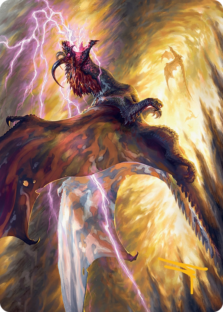 Stormscale Scion Art Card (17/54) [Tarkir: Dragonstorm Art Series] | The CG Realm