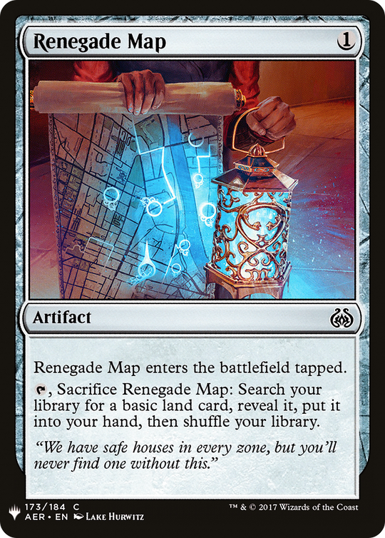 Renegade Map (LIST-AER-173) - The List