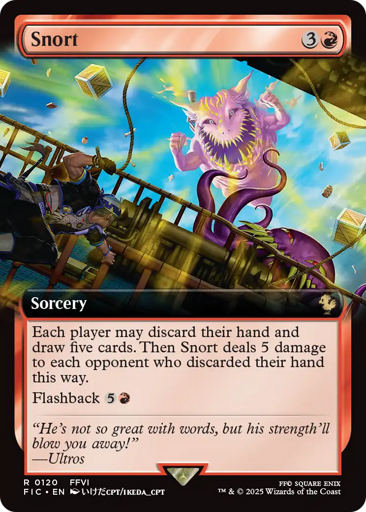 Snort (Extended Art) [FINAL FANTASY Commander] | The CG Realm