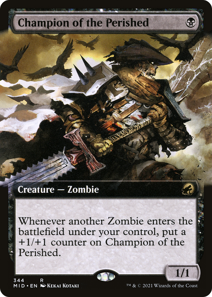 Champion of the Perished (Extended Art) (MID-344) - Innistrad: Midnight Hunt: (Extended Art)