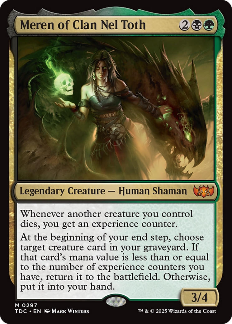 Meren of Clan Nel Toth [Tarkir: Dragonstorm Commander] | The CG Realm