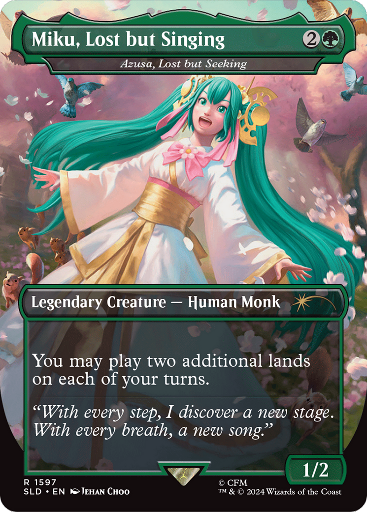 Miku, Lost but Singing - Azusa, Lost but Seeking [Secret Lair Drop Series] | The CG Realm