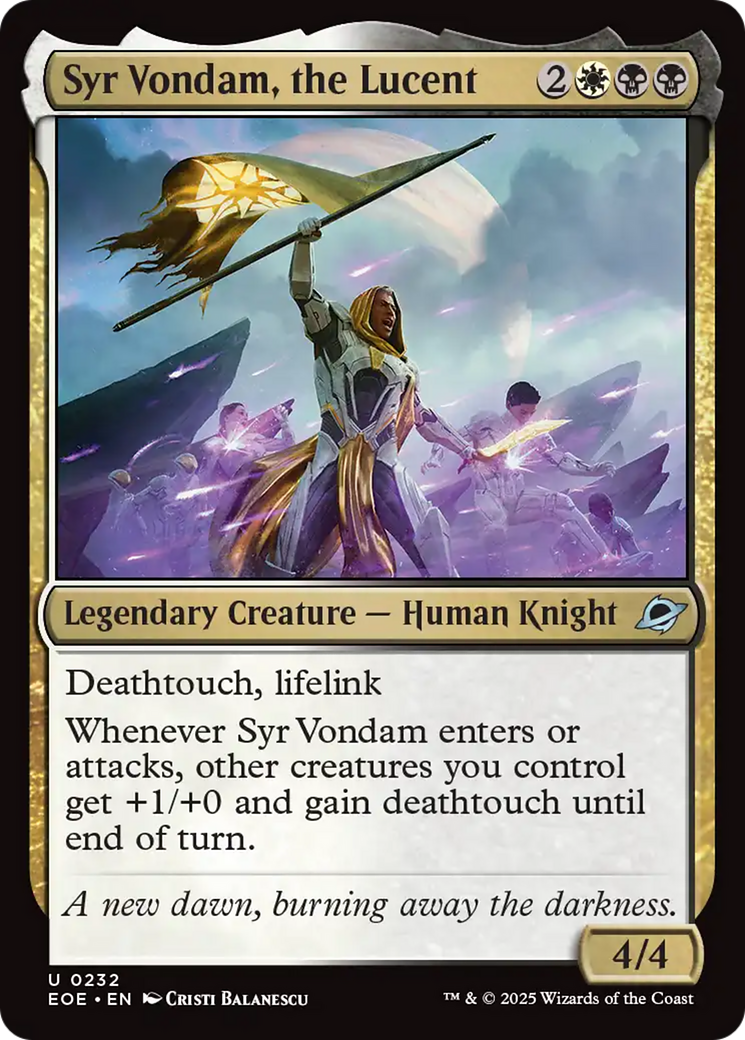 Syr Vondam, the Lucent [Edge of Eternities] | The CG Realm