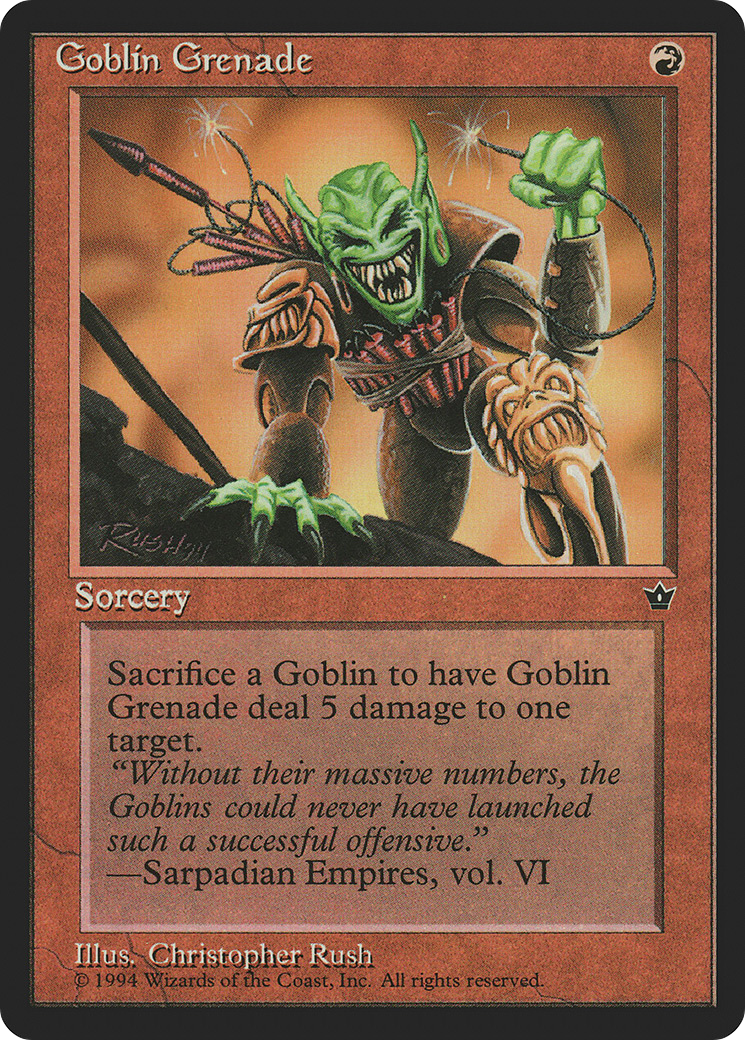 Goblin Grenade (Rush) (FEM-) - Fallen Empires