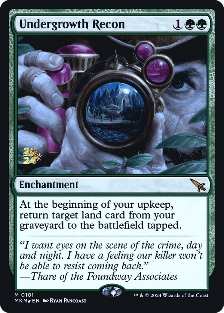 Undergrowth Recon [Murders at Karlov Manor Prerelease Promos] | The CG Realm