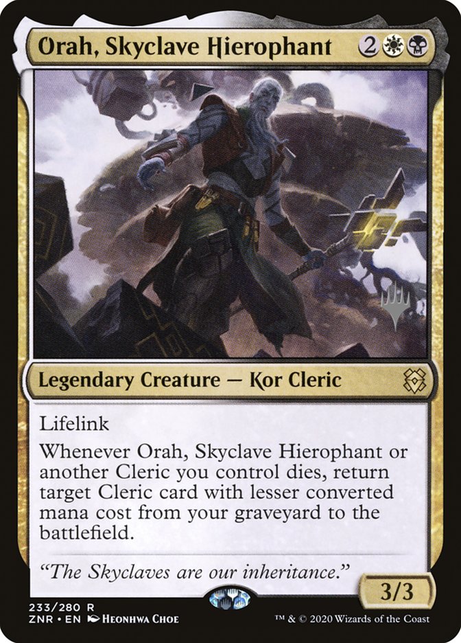 Orah, Skyclave Hierophant (Promo Pack) [Zendikar Rising Promos] | The CG Realm