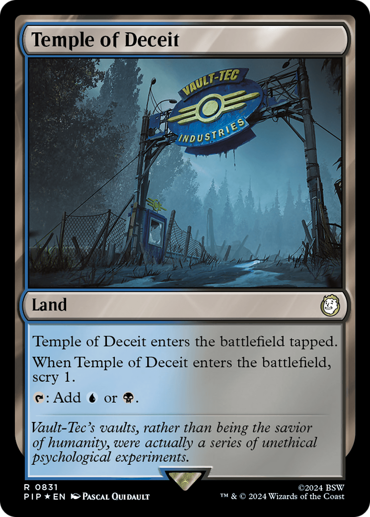 Temple of Deceit (Surge Foil) [Fallout] | The CG Realm