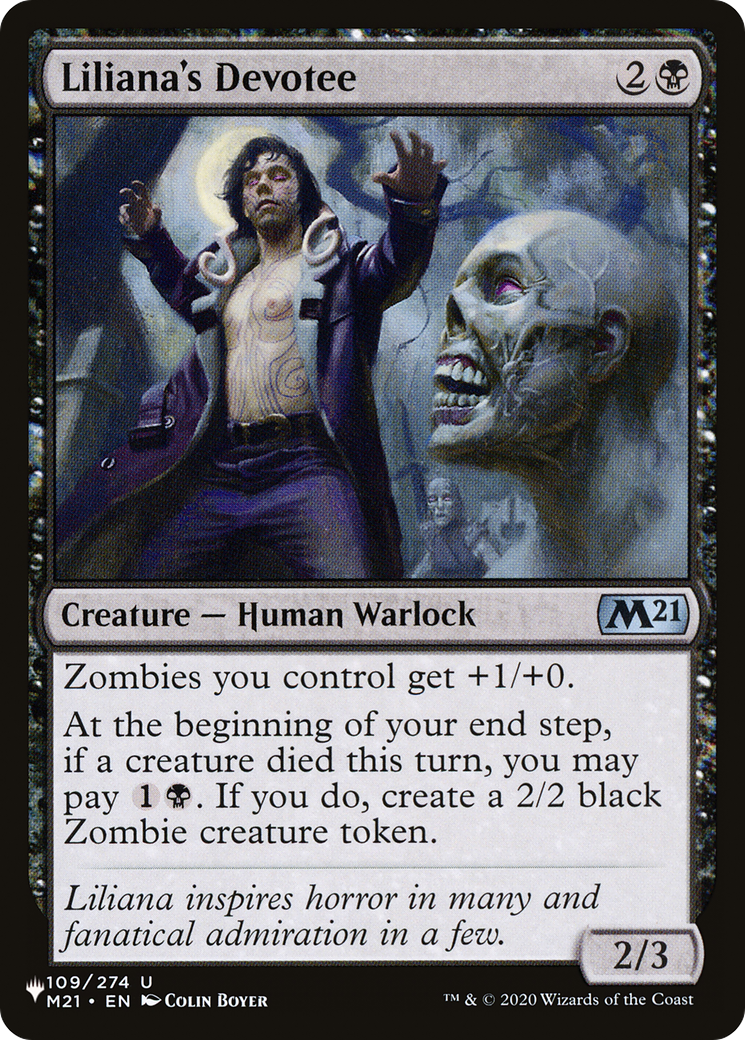Liliana's Devotee [The List] | The CG Realm