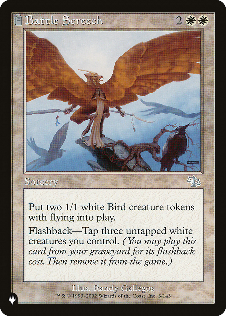 Battle Screech (LIST-JUD-3) - The List: (tombstone)