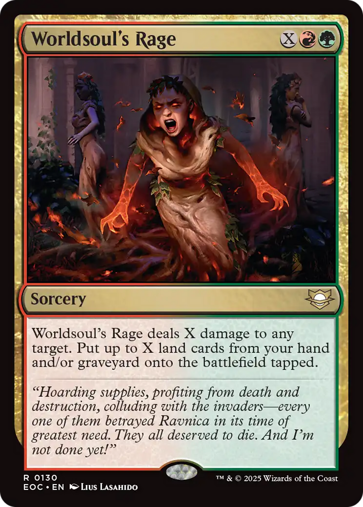 Worldsoul's Rage [Edge of Eternities Commander] | The CG Realm