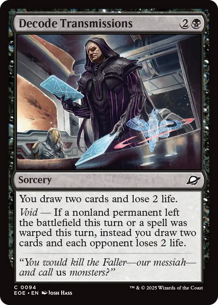 Decode Transmissions [Edge of Eternities] | The CG Realm