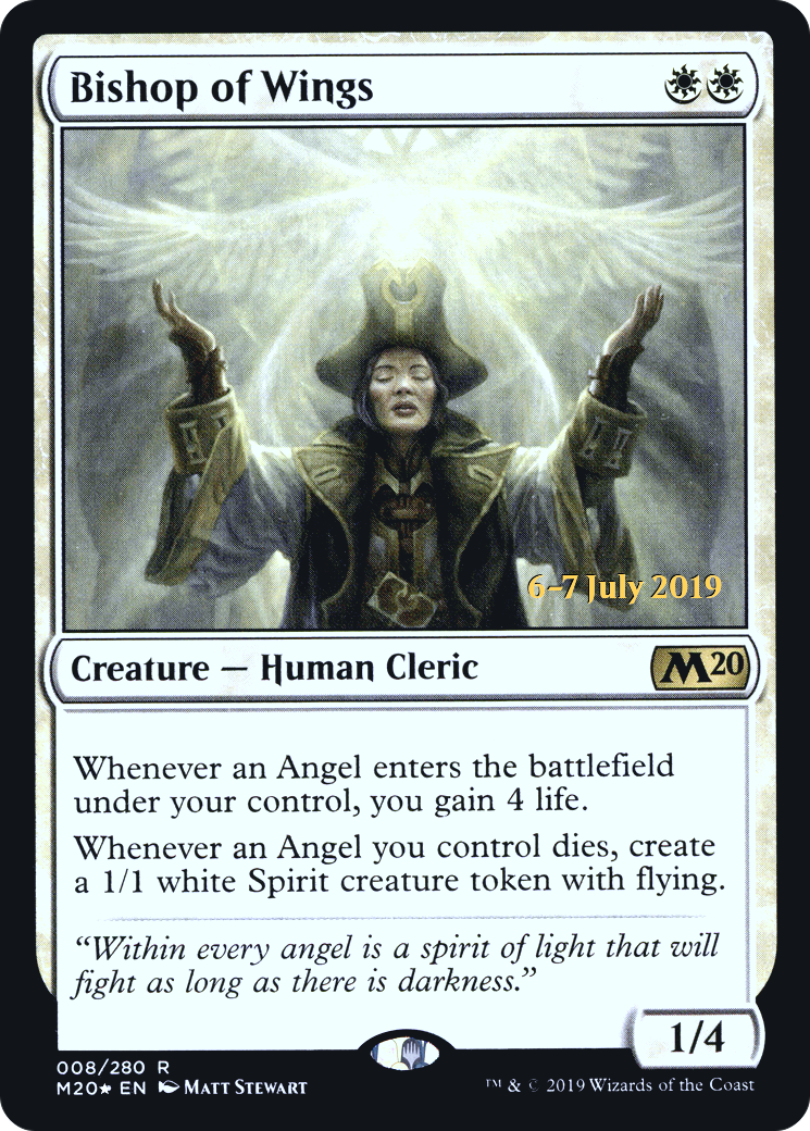 Bishop of Wings (PRE-08S) - Core Set 2020 Promos Foil