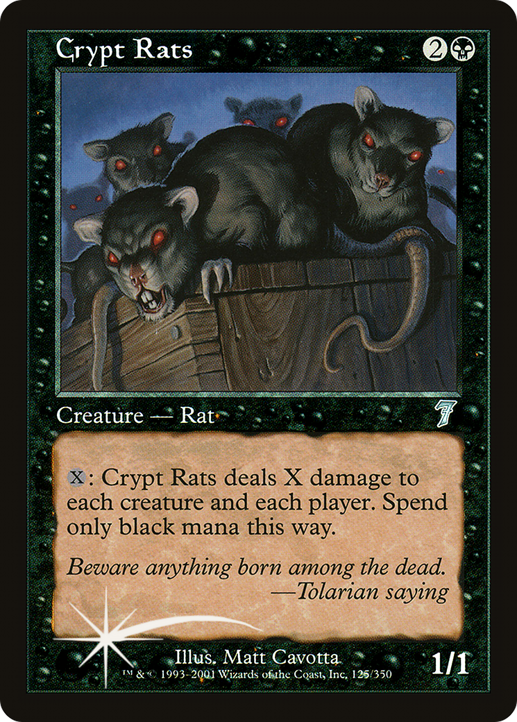 Crypt Rats (7ED-125) - 7th Edition