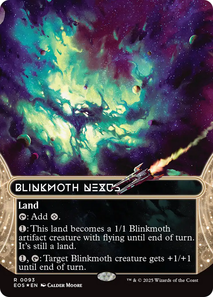 Blinkmoth Nexus (0093) (Borderless) (Galaxy Foil) [Edge of Eternities: Stellar Sights] | The CG Realm