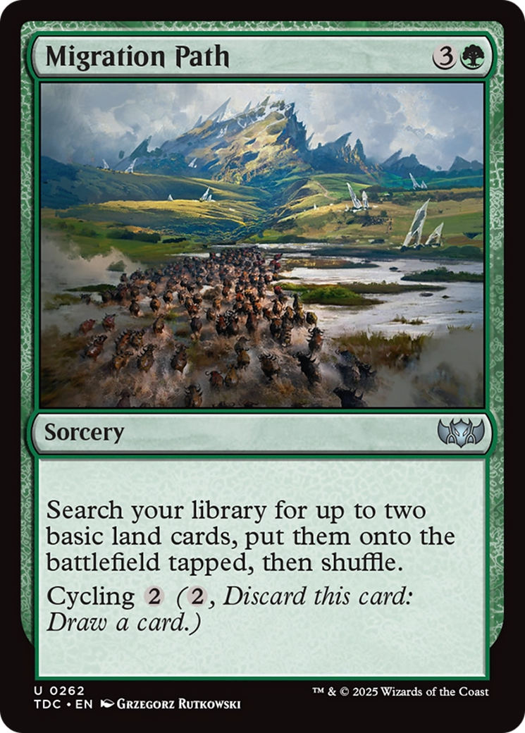 Migration Path [Tarkir: Dragonstorm Commander] | The CG Realm