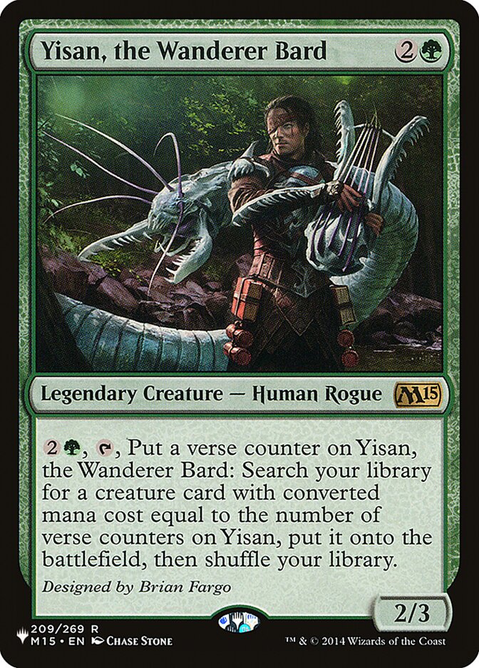 Yisan, the Wanderer Bard [The List] | The CG Realm