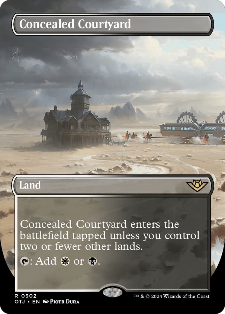 Concealed Courtyard (Borderless) [Outlaws of Thunder Junction] | The CG Realm
