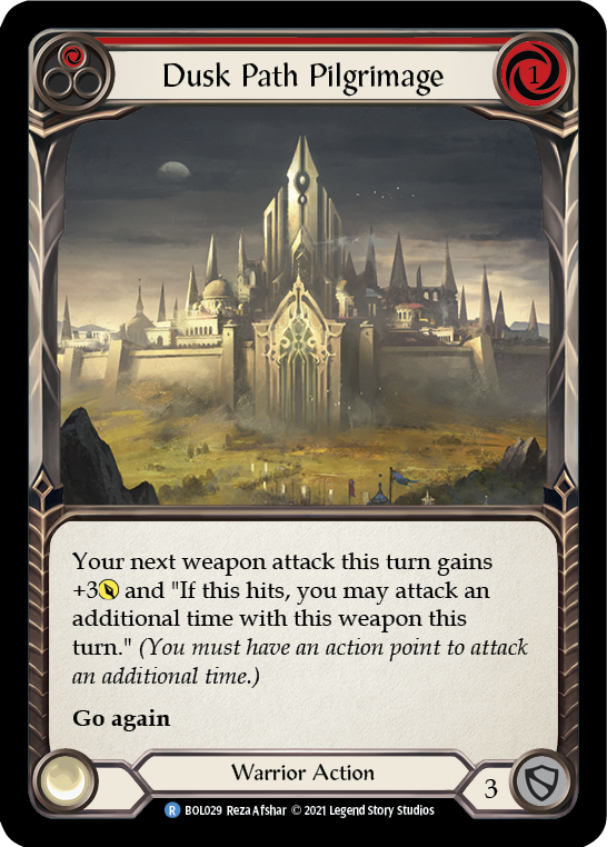 Dusk Path Pilgrimage (Red) [BOL029] (Monarch Boltyn Blitz Deck) | The CG Realm