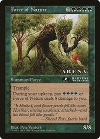 Force of Nature (Oversized) [Oversize Cards] | The CG Realm