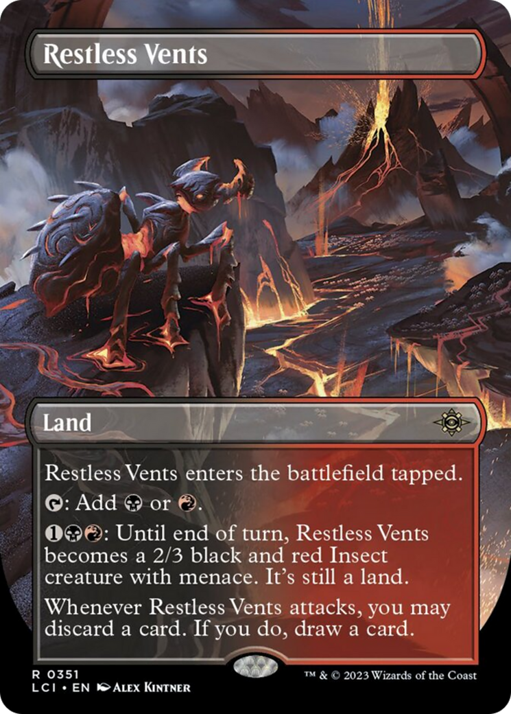 Restless Vents (Borderless) [The Lost Caverns of Ixalan] | The CG Realm