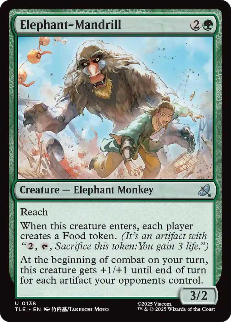 Elephant-Mandrill [Avatar: The Last Airbender: Eternal-Legal] | The CG Realm