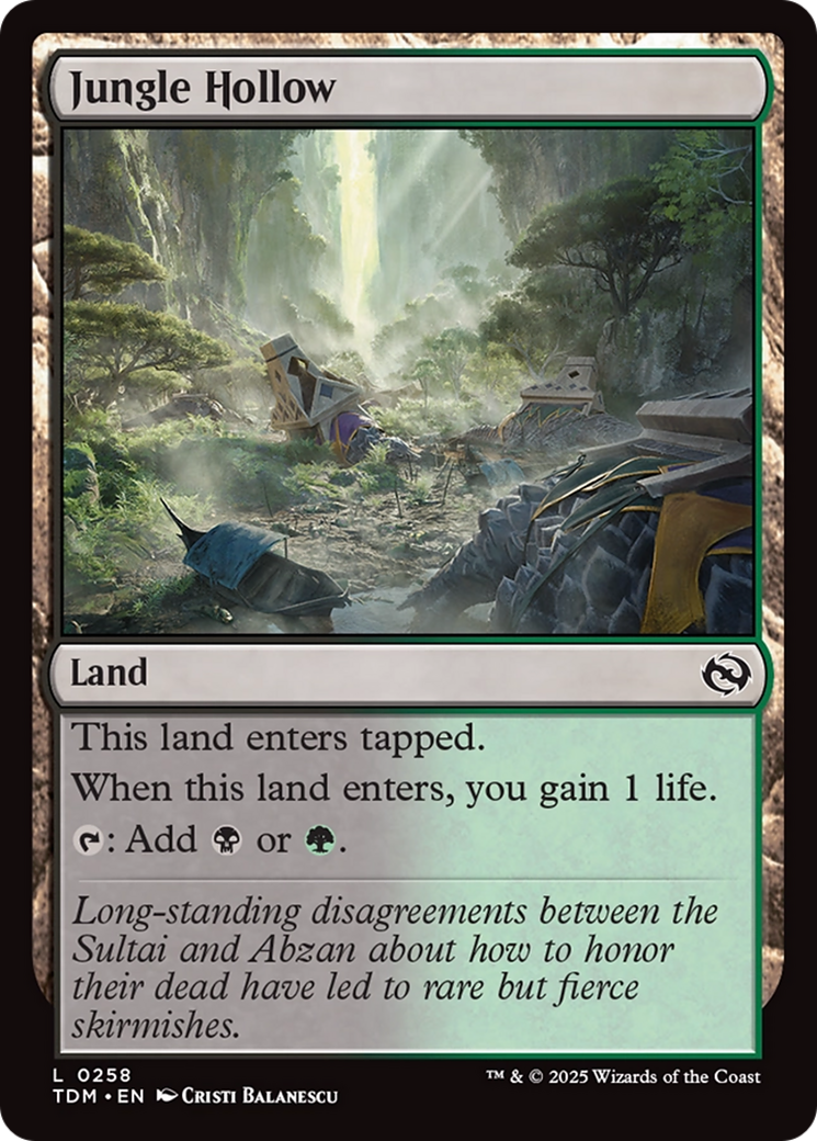 Jungle Hollow [Tarkir: Dragonstorm] | The CG Realm