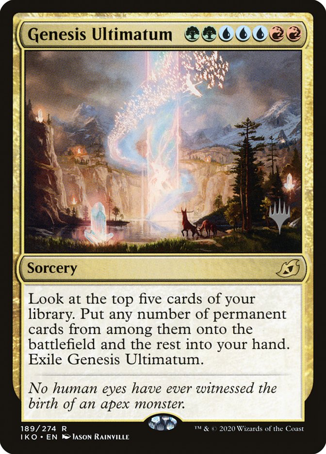 Genesis Ultimatum (Promo Pack) [Ikoria: Lair of Behemoths Promos] | The CG Realm