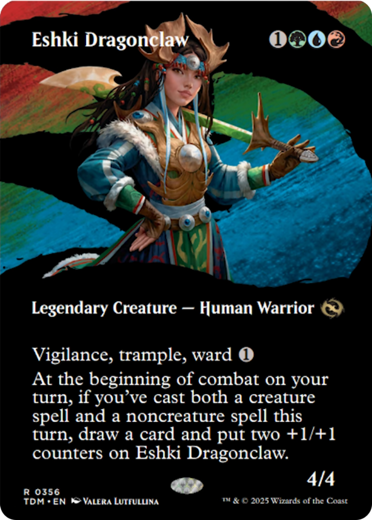 Eshki Dragonclaw (Borderless) [Tarkir: Dragonstorm] | The CG Realm