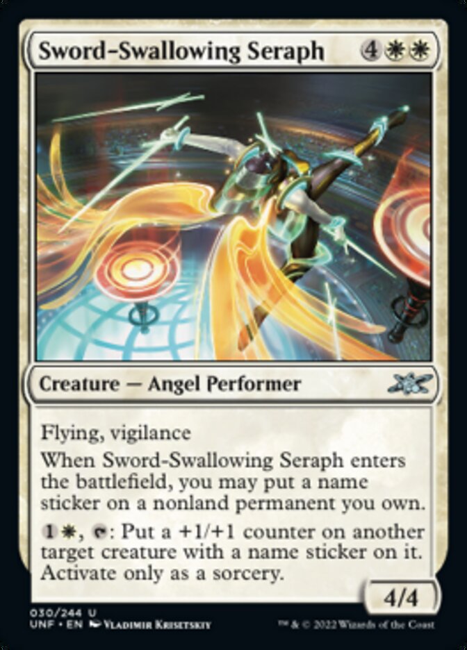 Sword-Swallowing Seraph [Unfinity] | The CG Realm
