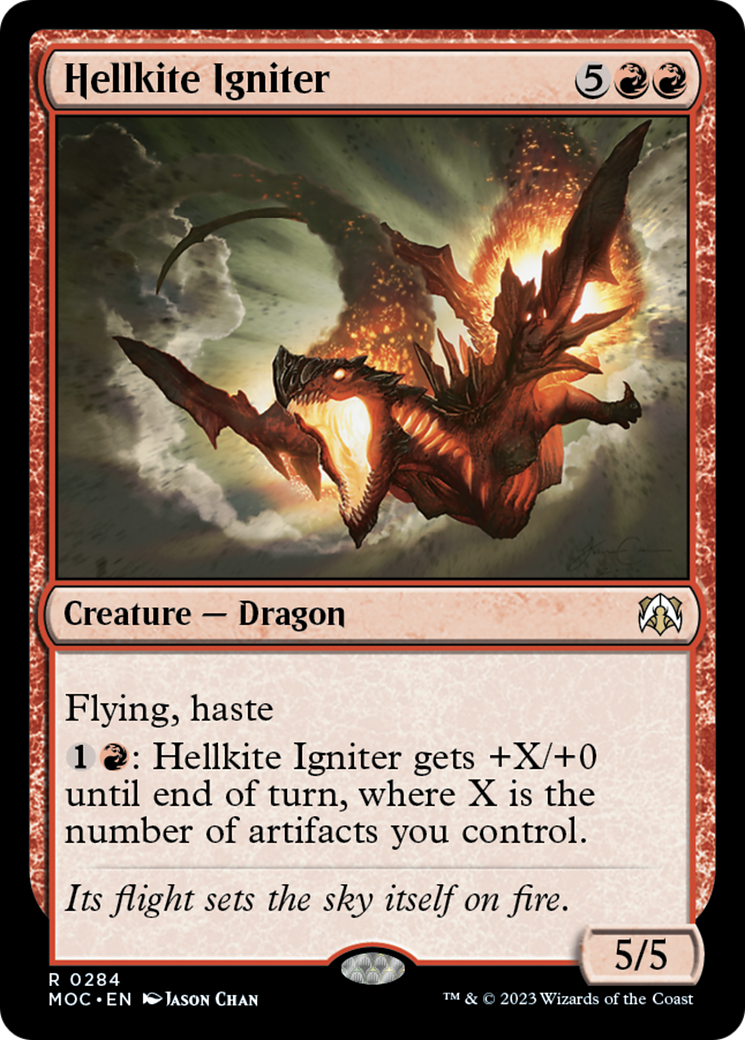 Hellkite Igniter [March of the Machine Commander] | The CG Realm