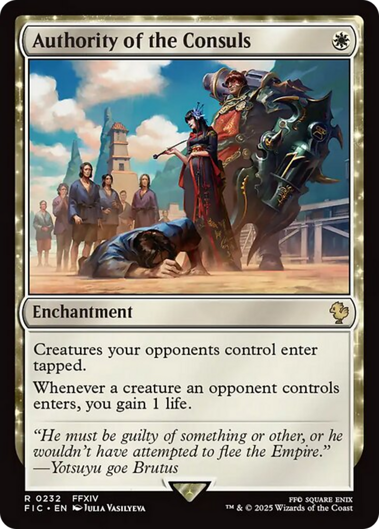 Authority of the Consuls [FINAL FANTASY Commander] | The CG Realm