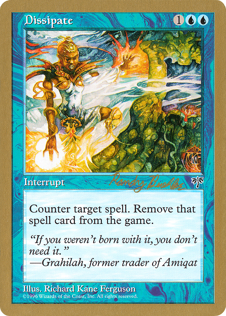 Dissipate - 1998 Randy Buehler (MIR) (WCD-) - World Championship Decks 1998
