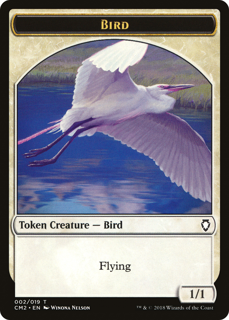 Bird Token (CM2-002) - Commander Anthology Volume II Tokens