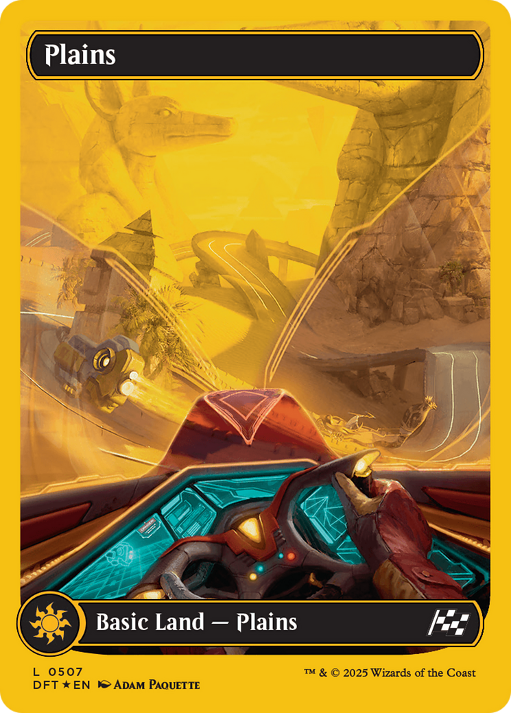 Plains (0507) (First-Place Foil) [Aetherdrift] | The CG Realm