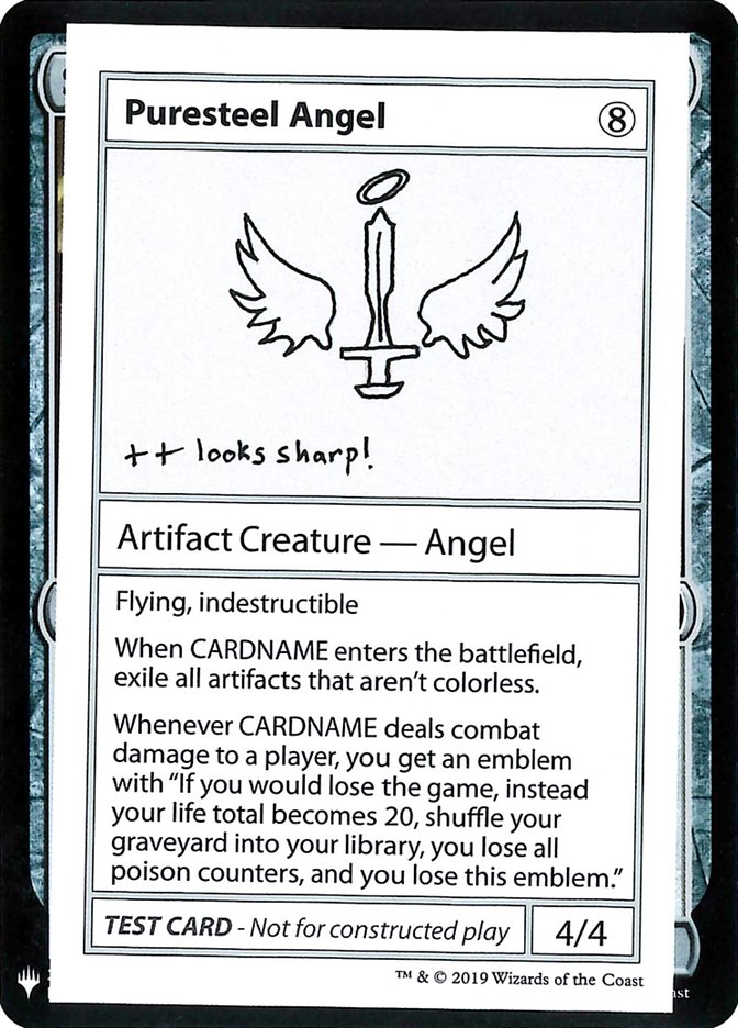 Puresteel Angel [Mystery Booster Playtest Cards] | The CG Realm