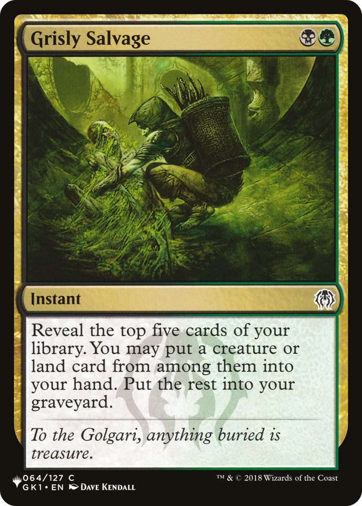 Grisly Salvage (LIST-GK1-64) - The List