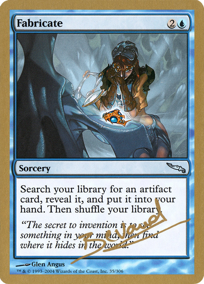 Fabricate (Manuel Bevand) [World Championship Decks 2004] | The CG Realm