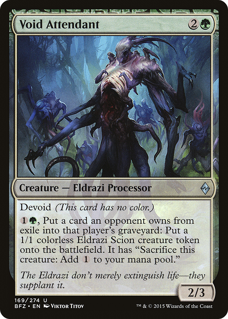 Void Attendant (BFZ-169) - Battle for Zendikar: (devoid)