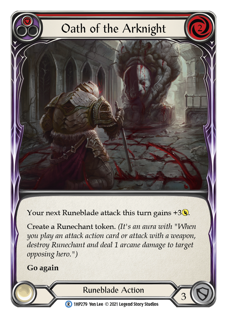 Oath of the Arknight (Red) [1HP279] (History Pack 1) | The CG Realm