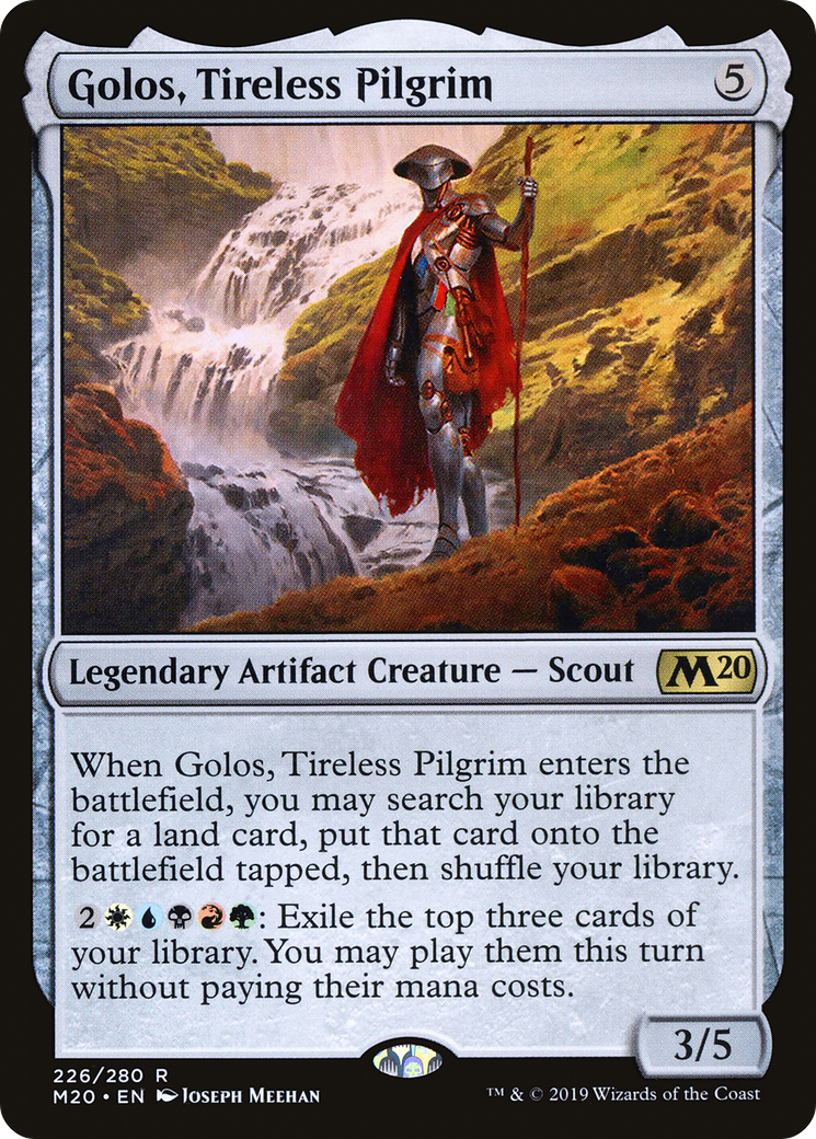 Golos, Tireless Pilgrim (M20-226) - Core Set 2020