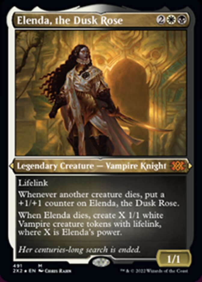 Elenda, the Dusk Rose (Foil Etched) [Double Masters 2022] | The CG Realm
