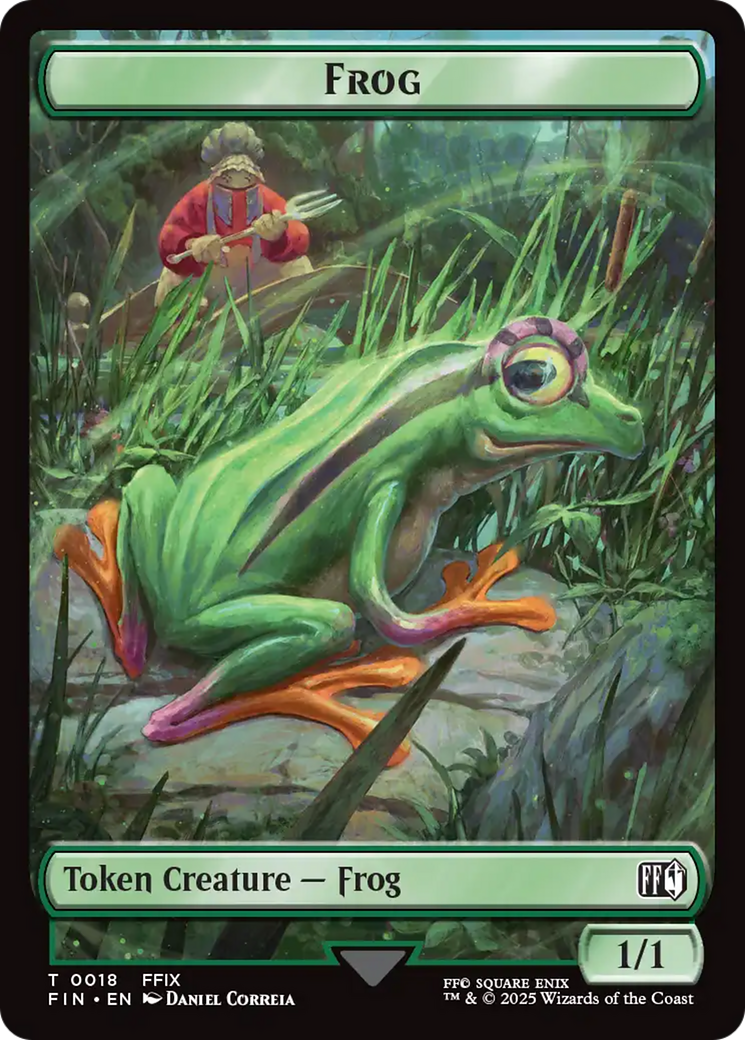 Hero (0009) // Frog Double-Sided Token (FIN-9 // 18) - FINAL FANTASY