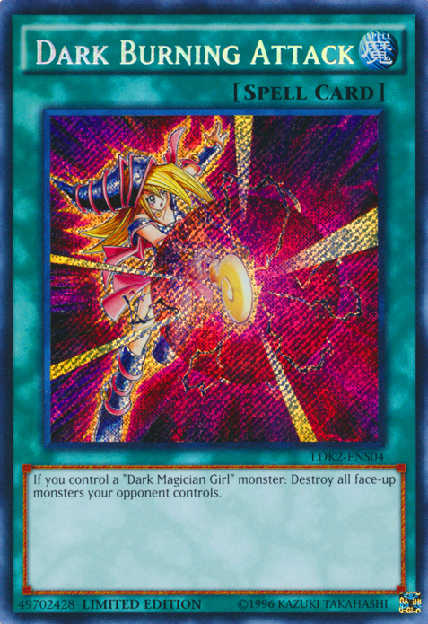 Dark Burning Attack [LDK2-ENS04] Secret Rare | The CG Realm