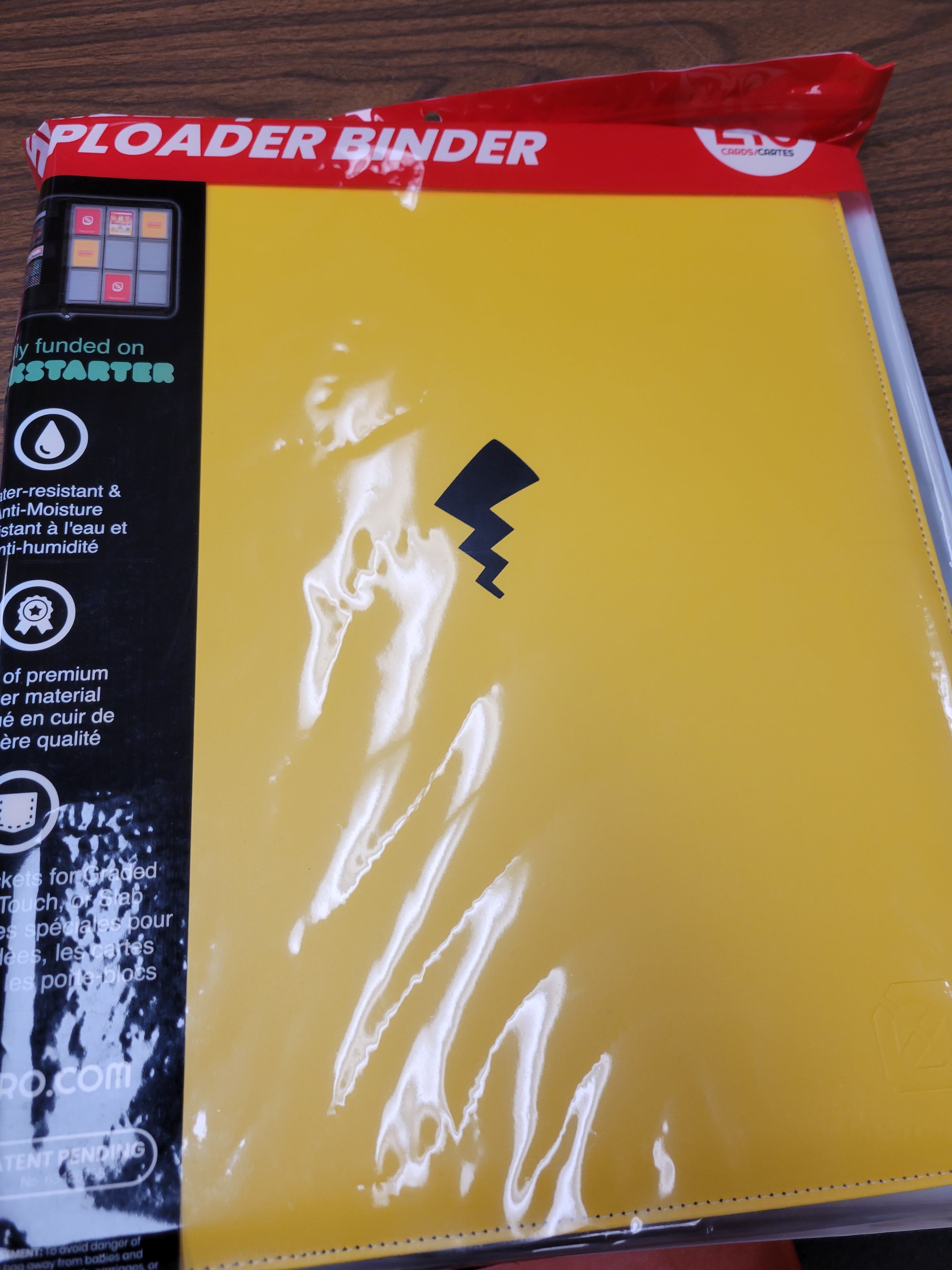 Evoretro Toploader Binders Yellow | The CG Realm