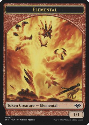 Elemental (008) // Emblem - Wrenn and Six Double-Sided Token (MH1-8 // 21) - Modern Horizons