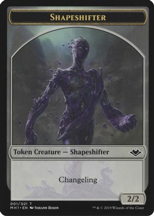 Shapeshifter // Emblem - Serra the Benevolent Double-Sided Token (MH1-1 // 20) - Modern Horizons