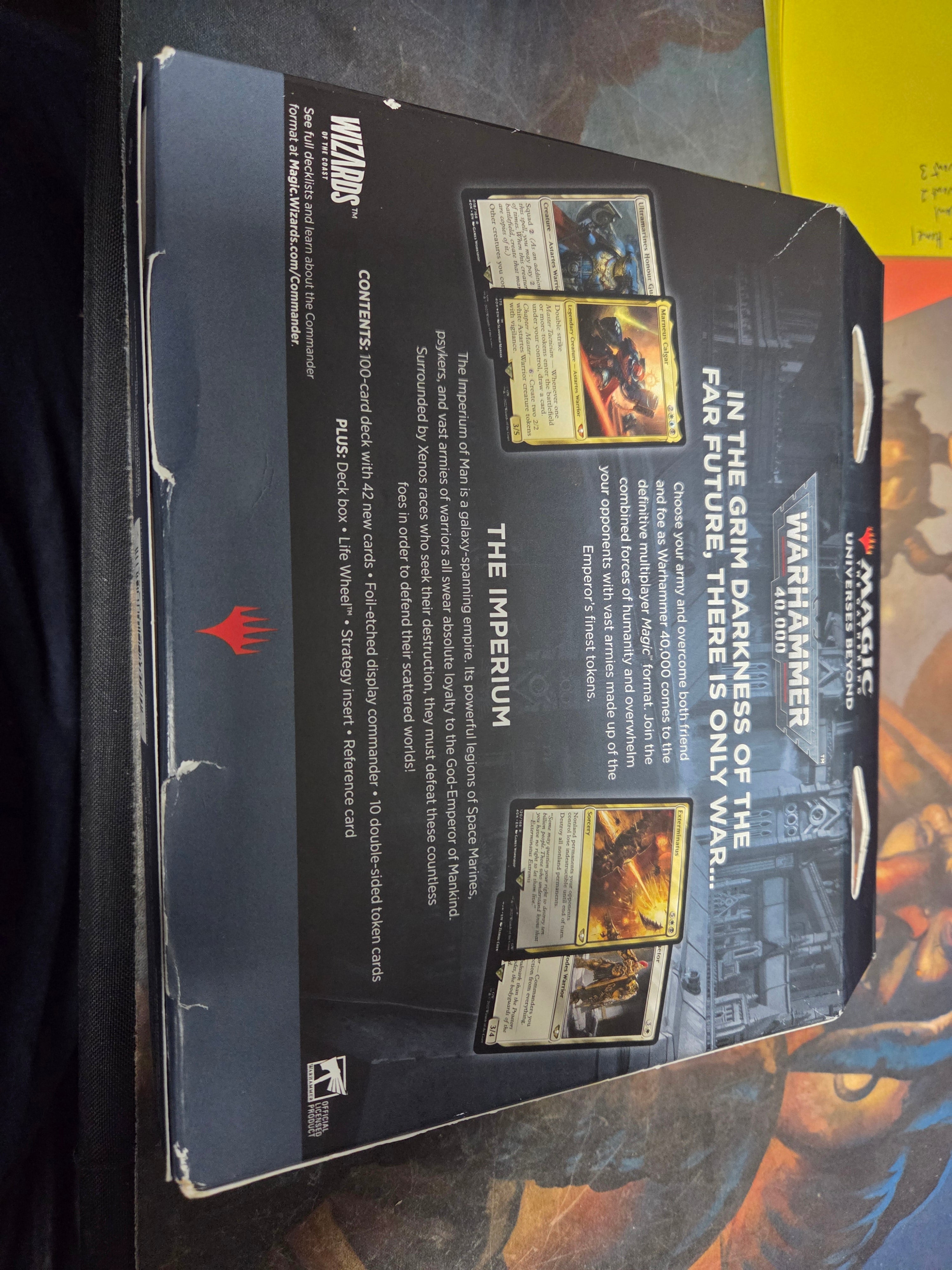 Forces of the Imperium Commander Deck - Universes Beyond: Warhammer 40 | The CG Realm