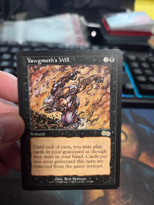 Yawgmoth's Will [Urza's Saga] [Inked] LOOK AT IMAGE