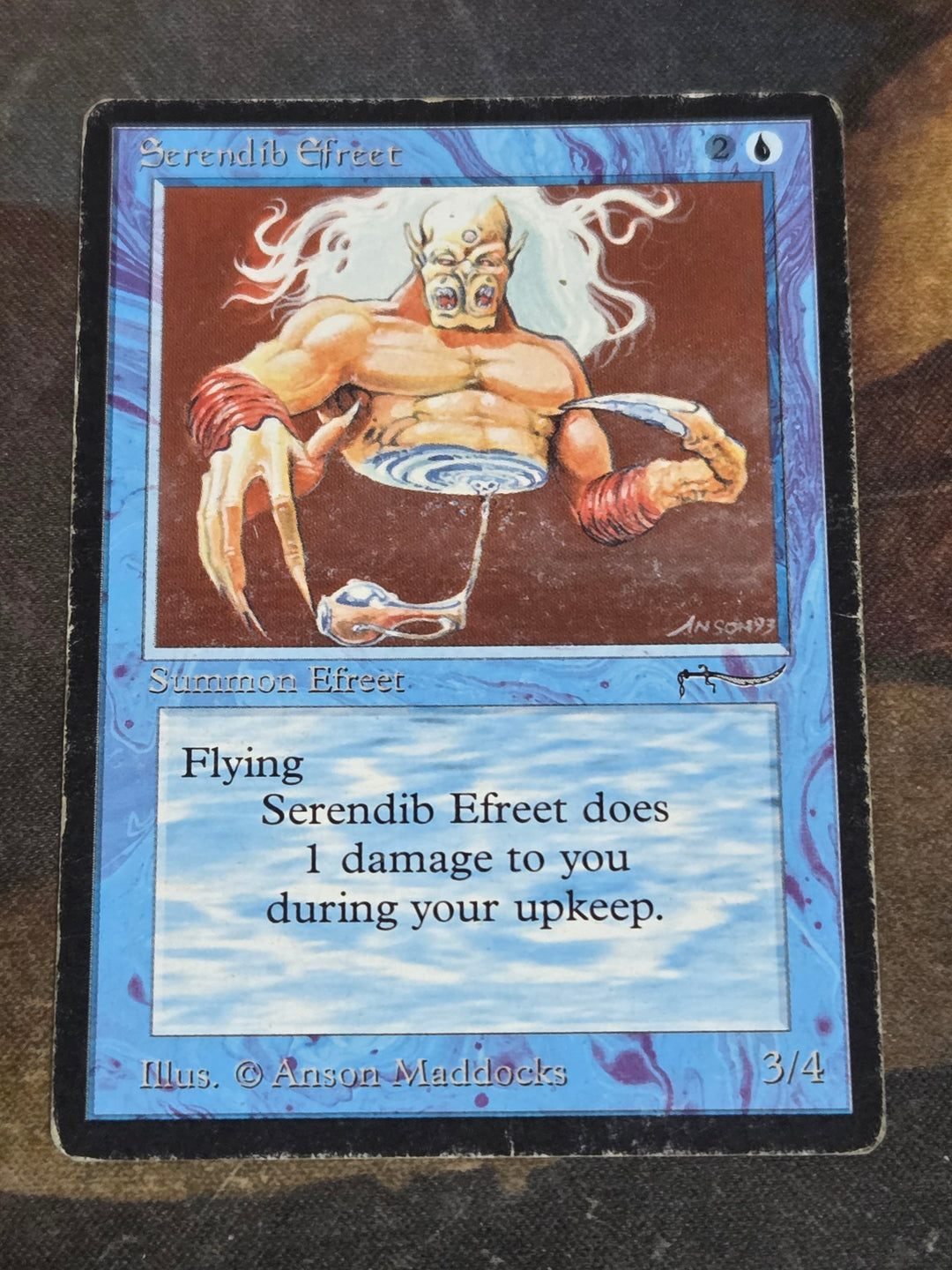 Serendib Efreet - Arabian Nights (Misprint unaligned back)